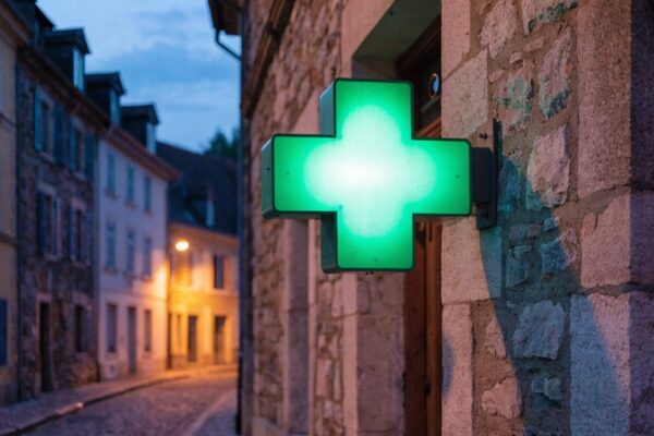 Caducée de pharmacie et croix verte : deux régimes distincts